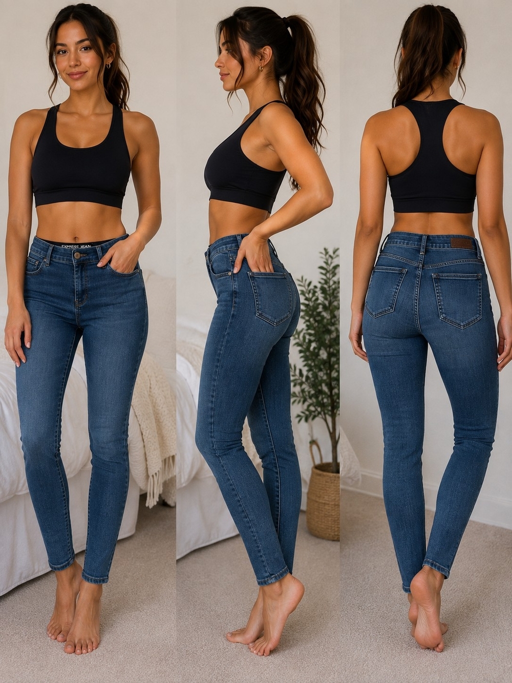American eagle Dream Jean - Dark Wash- Hi Rise Jegging